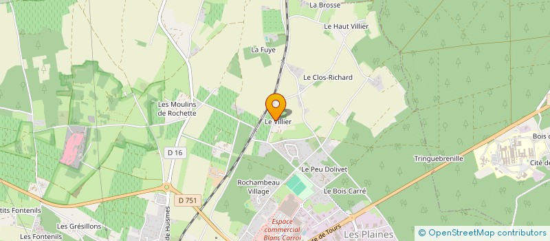 localisation de l'entreprise MONSIEUR PASCAL SOURDAIS  CHINON