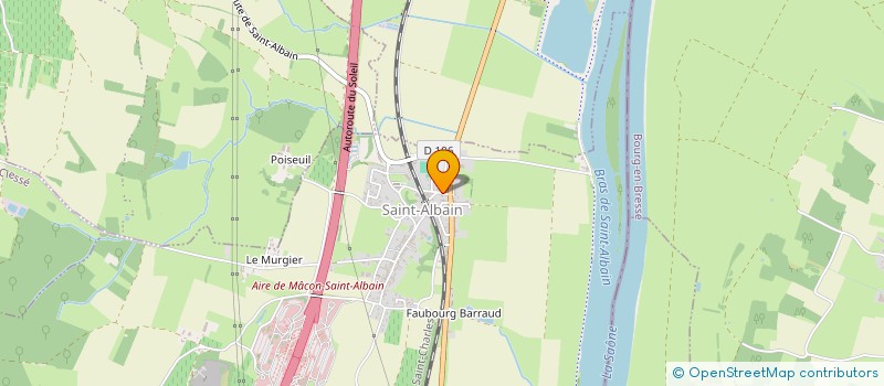 localisation de l'entreprise MONSIEUR PASCAL SOWA  SAINT-ALBAIN