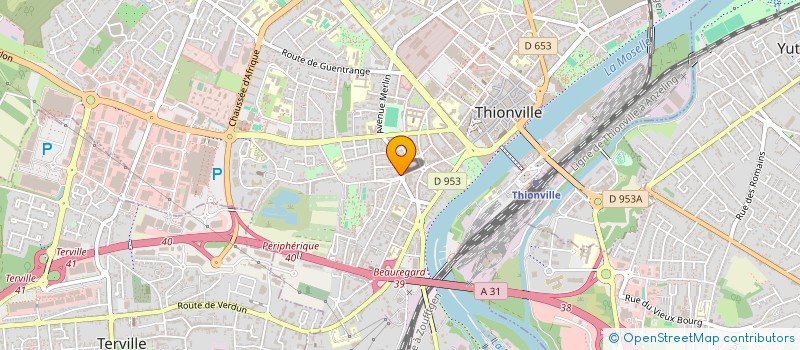 localisation de l'entreprise MONSIEUR PASCAL SPALVIERI à THIONVILLE