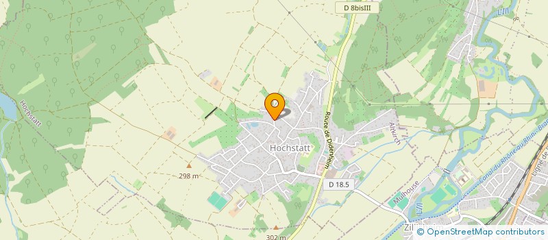 localisation de l'entreprise MONSIEUR PASCAL SPINDLER  HOCHSTATT