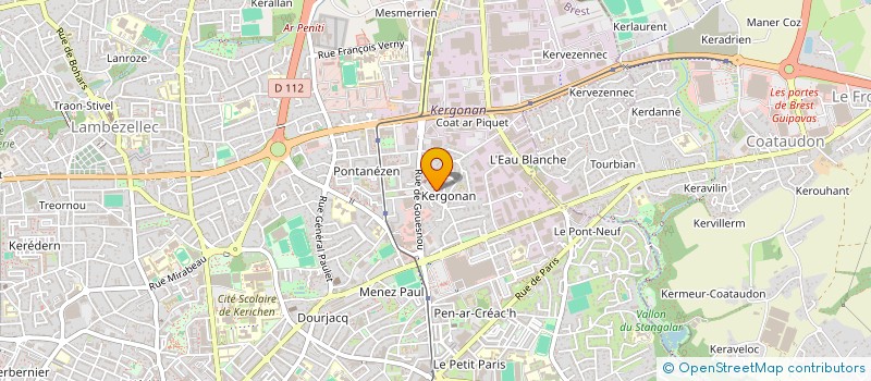 localisation de l'entreprise MONSIEUR PASCAL STALIN à BREST