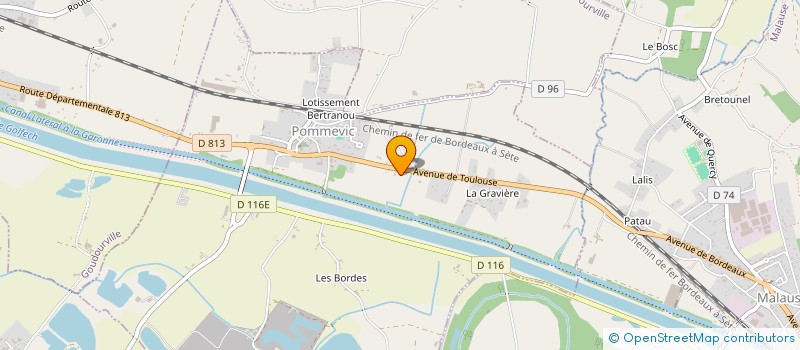 localisation de l'entreprise MONSIEUR PASCAL STALIN  POMMEVIC