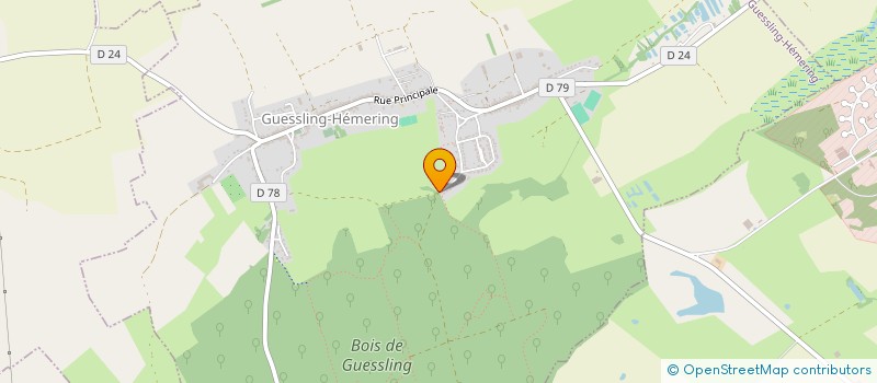 localisation de l'entreprise MONSIEUR PASCAL STAUB  GUESSLING-HEMERING