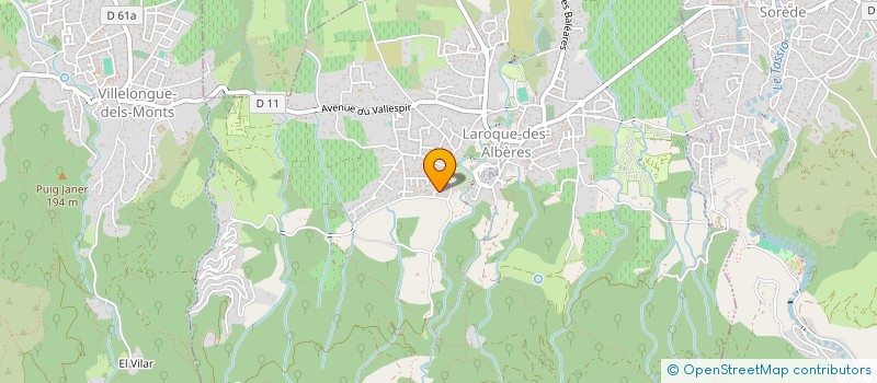 localisation de l'entreprise MONSIEUR PASCAL STEENKISTE  ARLES-SUR-TECH