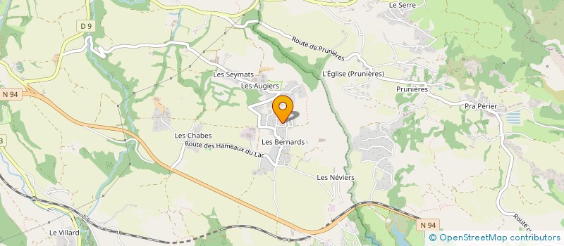 localisation de l'entreprise MONSIEUR PASCAL STEINBACH  LA BATIE NEUVE