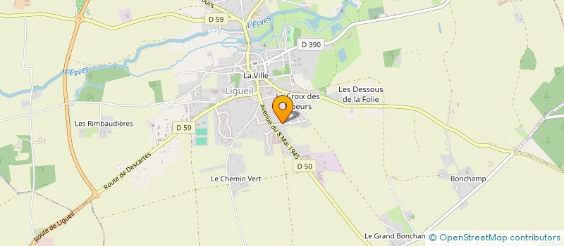 localisation de l'entreprise MONSIEUR PASCAL STEINSCHADEN  VELLECHES