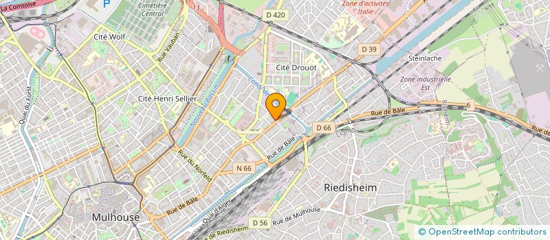 localisation de l'entreprise MONSIEUR PASCAL STEMPFLIN  MULHOUSE