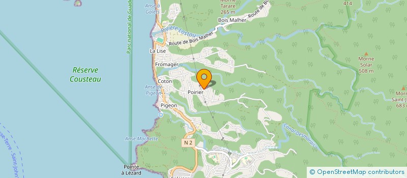 localisation de l'entreprise MONSIEUR PASCAL SUDANO  SAINTE-ANNE