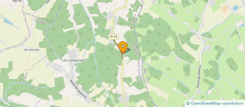 localisation de l'entreprise MONSIEUR PASCAL SVOBODNY  LE BORN