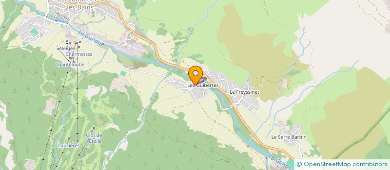 localisation de l'entreprise MONSIEUR PASCAL SYLVESTRE à LE MONETIER-LES-BAINS