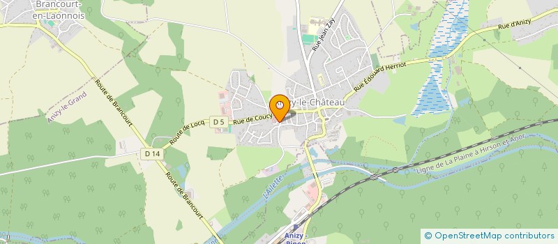 localisation de l'entreprise MONSIEUR PASCAL TABART à ANIZY-LE-GRAND