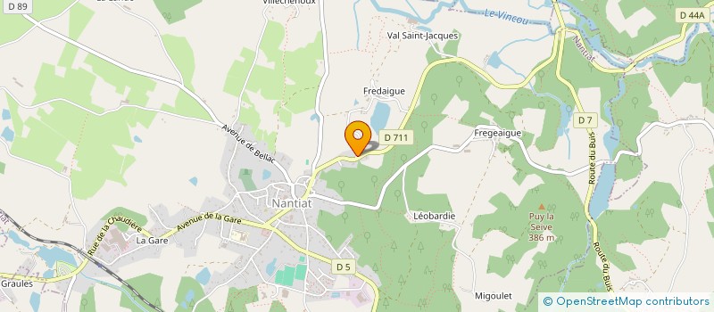 localisation de l'entreprise MONSIEUR PASCAL TALABOT  VAULRY