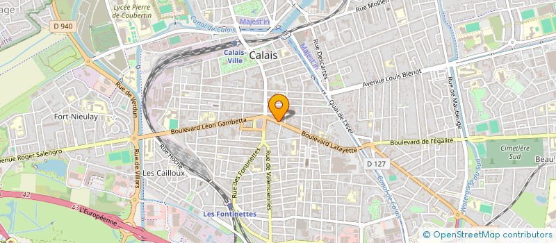 localisation de l'entreprise MONSIEUR PASCAL TALES  CALAIS