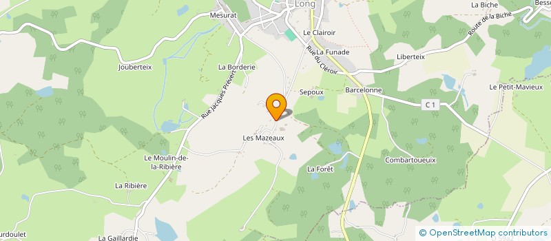 localisation de l'entreprise MONSIEUR PASCAL TALLET à LADIGNAC-LE-LONG