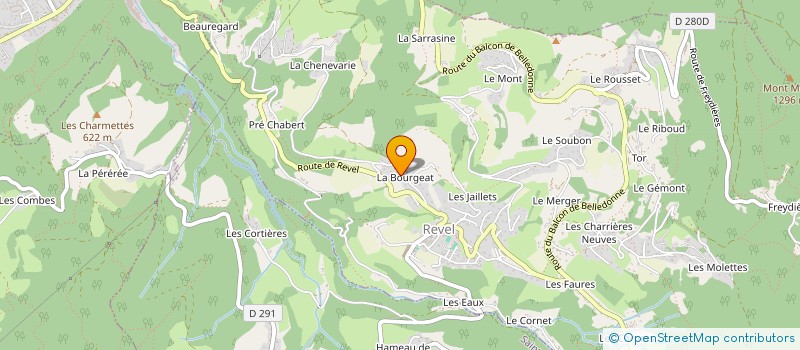 localisation de l'entreprise MONSIEUR PASCAL TALON à REVEL