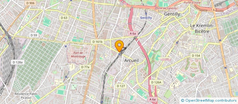 localisation de l'entreprise MONSIEUR PASCAL TAM  ARCUEIL