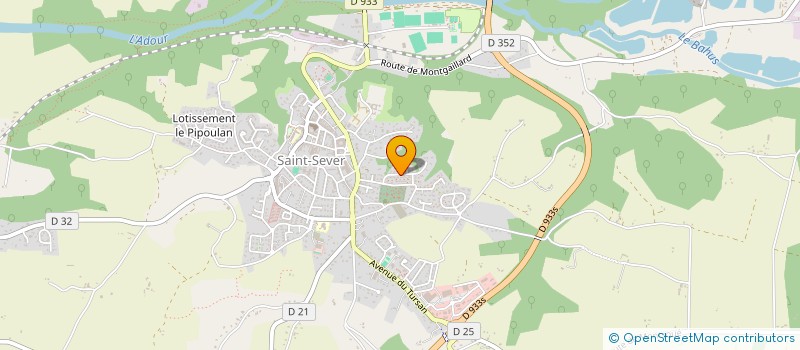 localisation de l'entreprise MONSIEUR PASCAL TANG-PANG  SAINT-SEVER