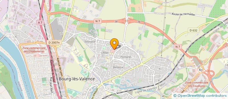 localisation de l'entreprise MONSIEUR PASCAL TARDIEU à BOURG-LES-VALENCE