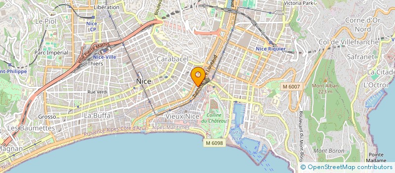 localisation de l'entreprise MONSIEUR PASCAL TARTAR à NICE