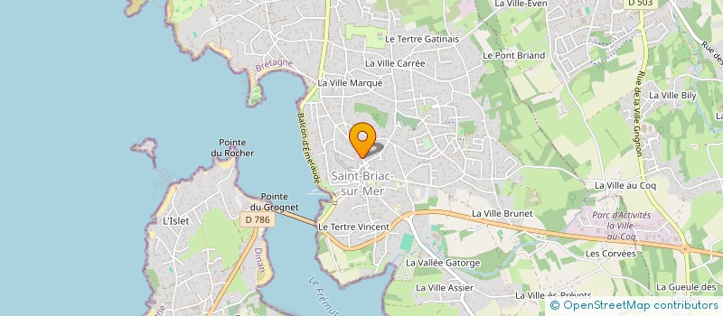 localisation de l'entreprise MONSIEUR PASCAL TASCHOT  SAINT-BRIAC-SUR-MER