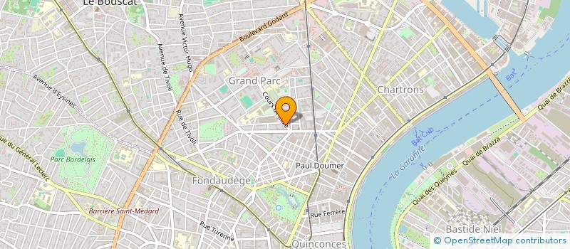 localisation de l'entreprise MONSIEUR PASCAL TEISSEIRE à BORDEAUX
