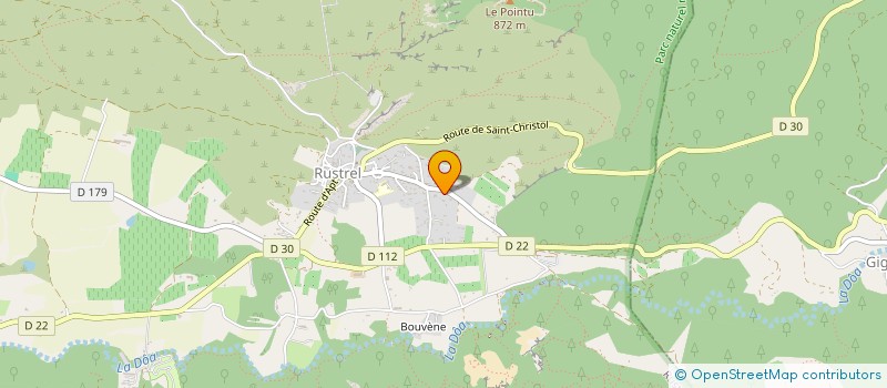 localisation de l'entreprise MONSIEUR PASCAL TEISSIER  RUSTREL