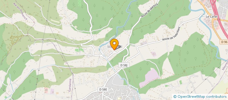 localisation de l'entreprise MONSIEUR PASCAL TERZIAN  MEYREUIL