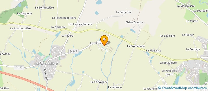 localisation de l'entreprise MONSIEUR PASCAL TESSIER  SEVREMOINE