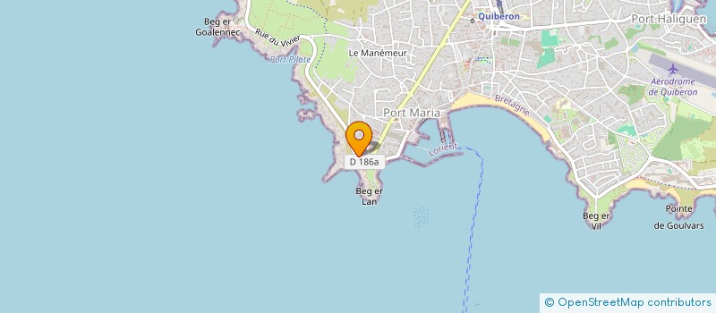 localisation de l'entreprise MONSIEUR PASCAL TESSIER à QUIBERON