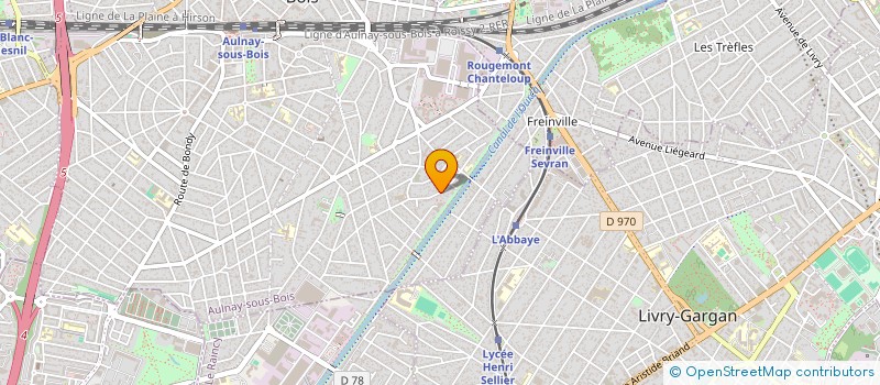 localisation de l'entreprise MONSIEUR PASCAL TEXIDOR  AULNAY-SOUS-BOIS