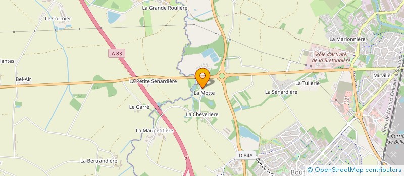 localisation de l'entreprise MONSIEUR PASCAL TEXIER  LES VELLUIRE-SUR-VENDEE