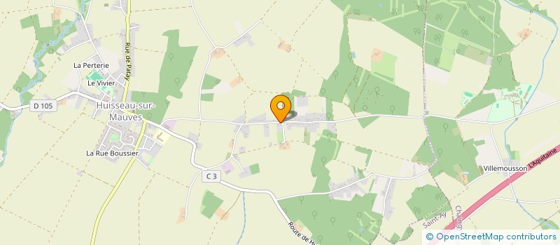 localisation de l'entreprise MONSIEUR PASCAL THAUVIN à HUISSEAU-SUR-MAUVES