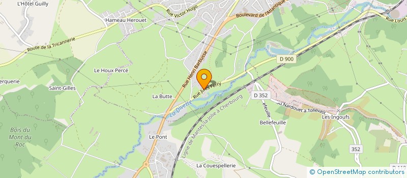 localisation de l'entreprise MONSIEUR PASCAL THEBAULT à CHERBOURG-EN-COTENTIN