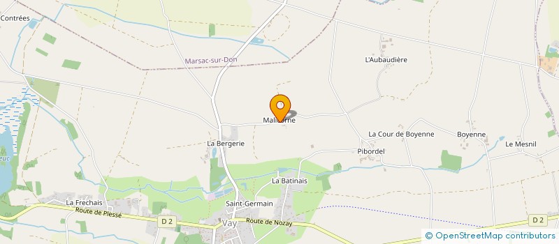 localisation de l'entreprise MONSIEUR PASCAL THEPAUT à VAY