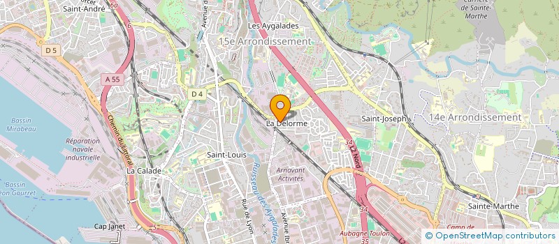 localisation de l'entreprise MONSIEUR PASCAL THEVENARD à MARSEILLE