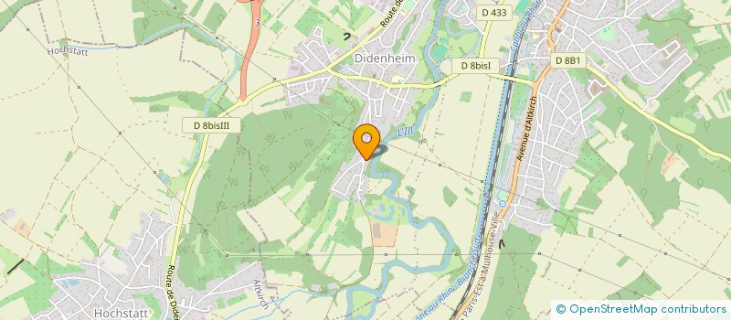 localisation de l'entreprise MONSIEUR PASCAL THEVENOT  BRUNSTATT-DIDENHEIM