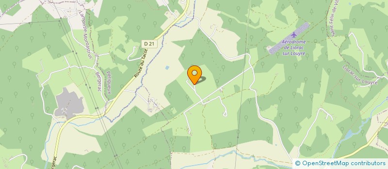 localisation de l'entreprise MONSIEUR PASCAL THIBAULT  LIORAC-SUR-LOUYRE