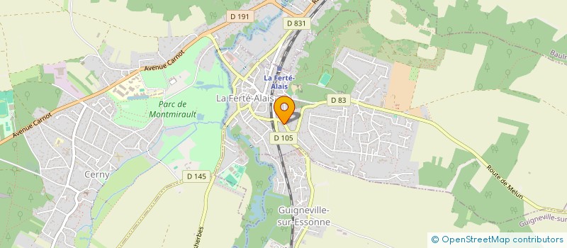 localisation de l'entreprise MONSIEUR PASCAL THIEBAULT à LA FERTE-ALAIS