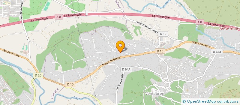 localisation de l'entreprise MONSIEUR PASCAL THIERCELIN  VENTABREN