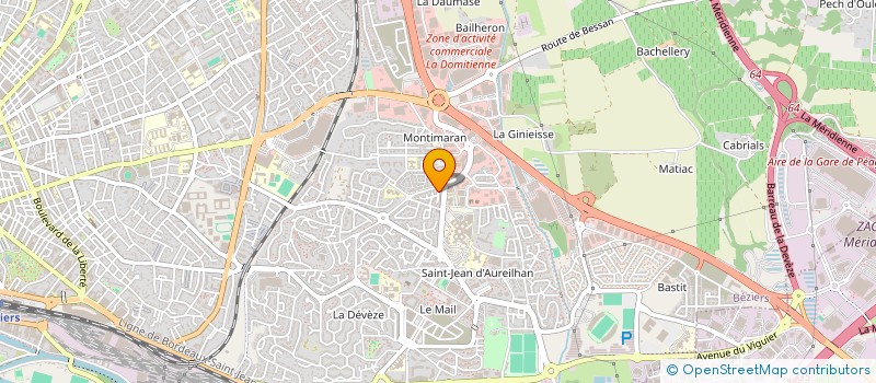 localisation de l'entreprise MONSIEUR PASCAL THIESSART  BEZIERS