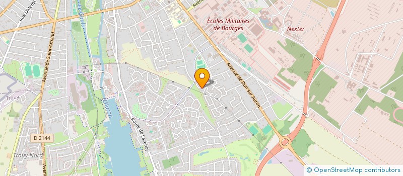 localisation de l'entreprise MONSIEUR PASCAL THILLOU à BOURGES