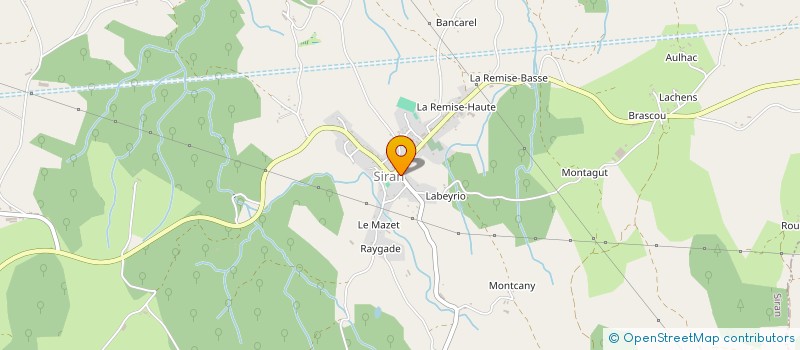 localisation de l'entreprise MONSIEUR PASCAL THIVOLARD à SIRAN