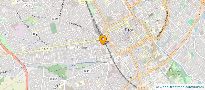 localisation de l'entreprise MONSIEUR PASCAL THOMAS  TROYES