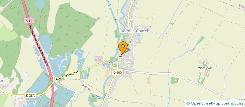 localisation de l'entreprise MONSIEUR PASCAL THOMAS  BEIRE-LE-CHATEL