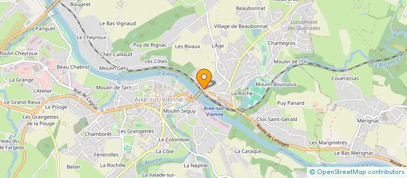 localisation de l'entreprise MONSIEUR PASCAL THOMAS à AIXE-SUR-VIENNE