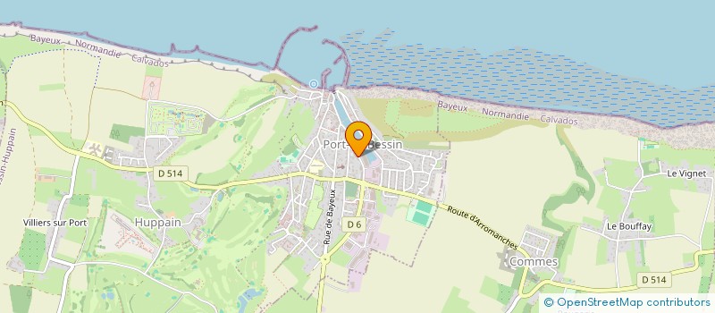 localisation de l'entreprise MONSIEUR PASCAL THOMINES  PORT-EN-BESSIN-HUPPAIN