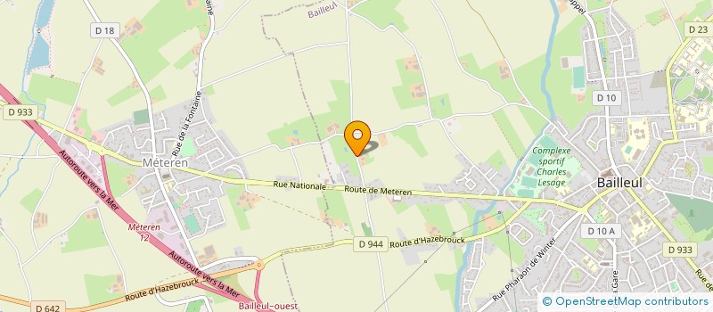 localisation de l'entreprise MONSIEUR PASCAL THOREZ à BAILLEUL