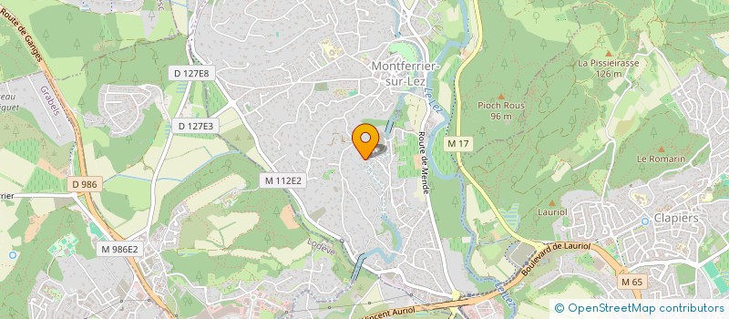 localisation de l'entreprise MONSIEUR PASCAL THOUE  MONTFERRIER-SUR-LEZ