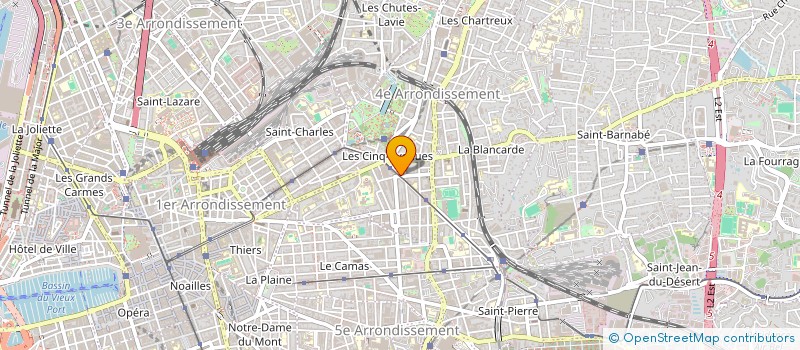 localisation de l'entreprise MONSIEUR PASCAL TILLIER à MARSEILLE 4EME