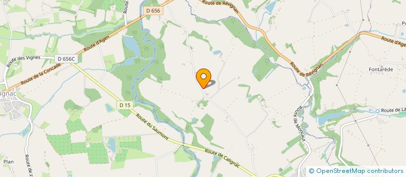 localisation de l'entreprise MONSIEUR PASCAL TINARRAN  SAUMONT